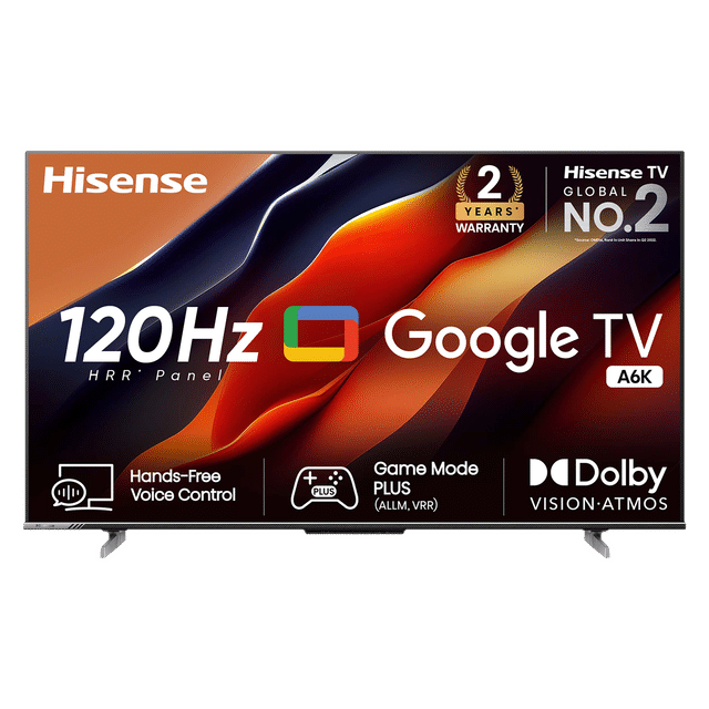 For 19891/-(67% Off) Hisense A6K 126 cm (50 inch) 4K Ultra HD LED Google TV with Dolby Atmos at Croma