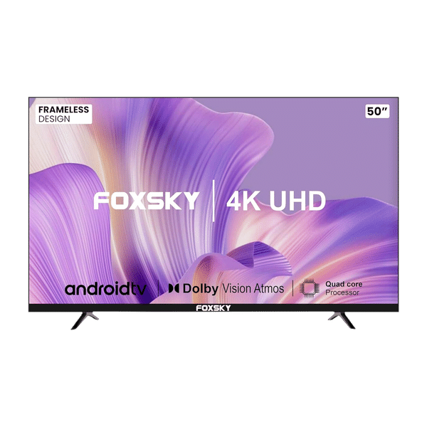 Foxsky 127 cm (50 inch) 4K Ultra HD LED Smart Android TV with Google Assistant (2021 model)_1