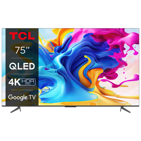 TCL 75C645 190.5 cm (75 inch) QLED 4K Ultra HD Google TV with Dolby Vision and Dolby Atmos (2023 Model)_1