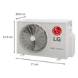 LG 6 in 1 Convertible 1 Ton 5 Star AI Dual Inverter Split AC (2022 Model, Copper Condenser, PS-Q14SNZE)_4