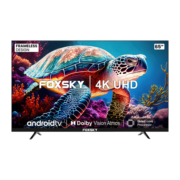 Foxsky 165 cm (65 inch) 4K Ultra HD LED Smart Android TV with Google Assistant (2021 model)_1