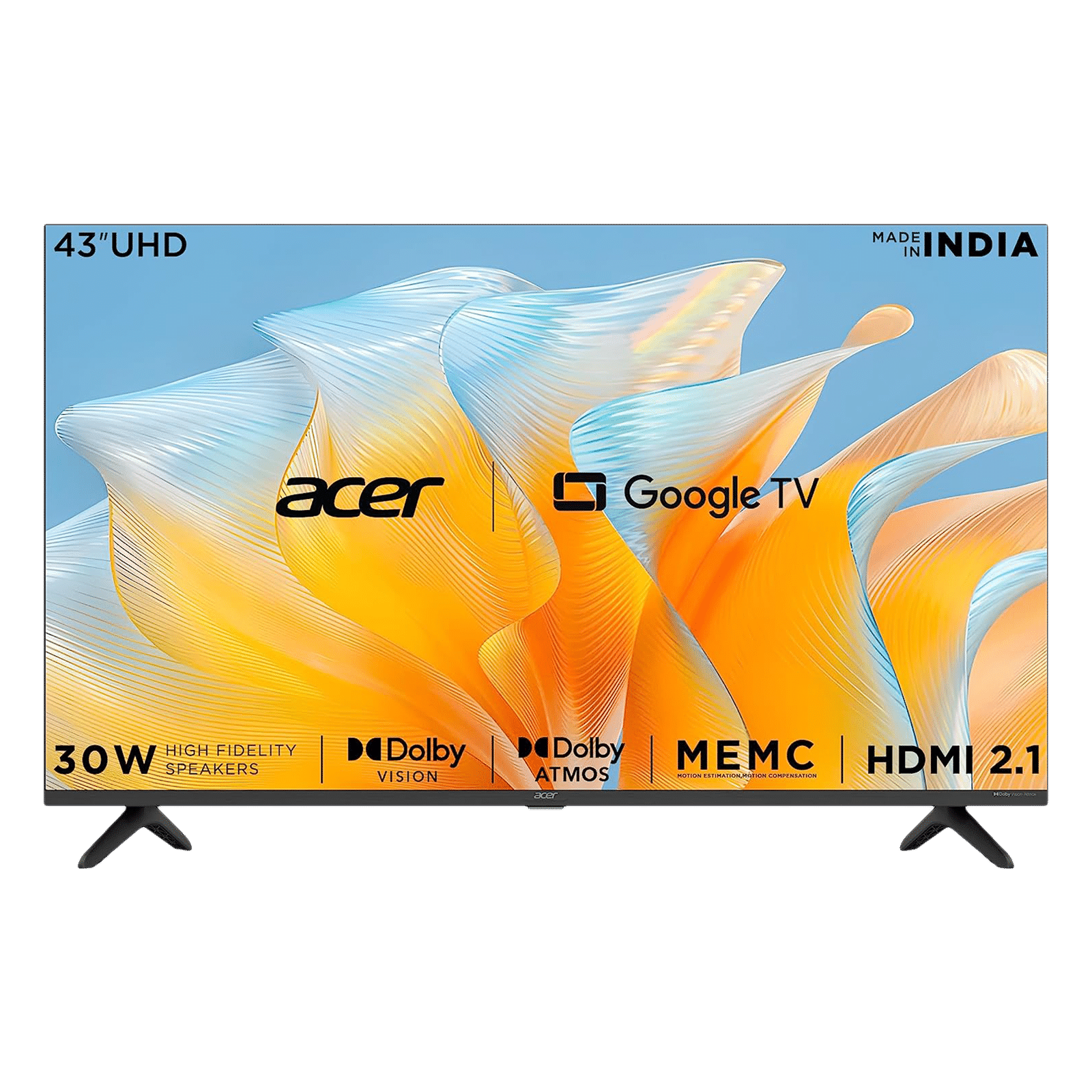 Buy Croma 109 cm (43 inch) Full HD LED Smart Google TV with Bezel Less  Display (2023 model) Online - Croma