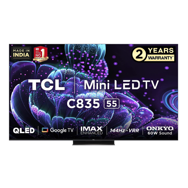 TCL C835 138.7 cm (55 inch) 4K Ultra HD LED Smart Android TV with Voice Assistance (2022 model)_1