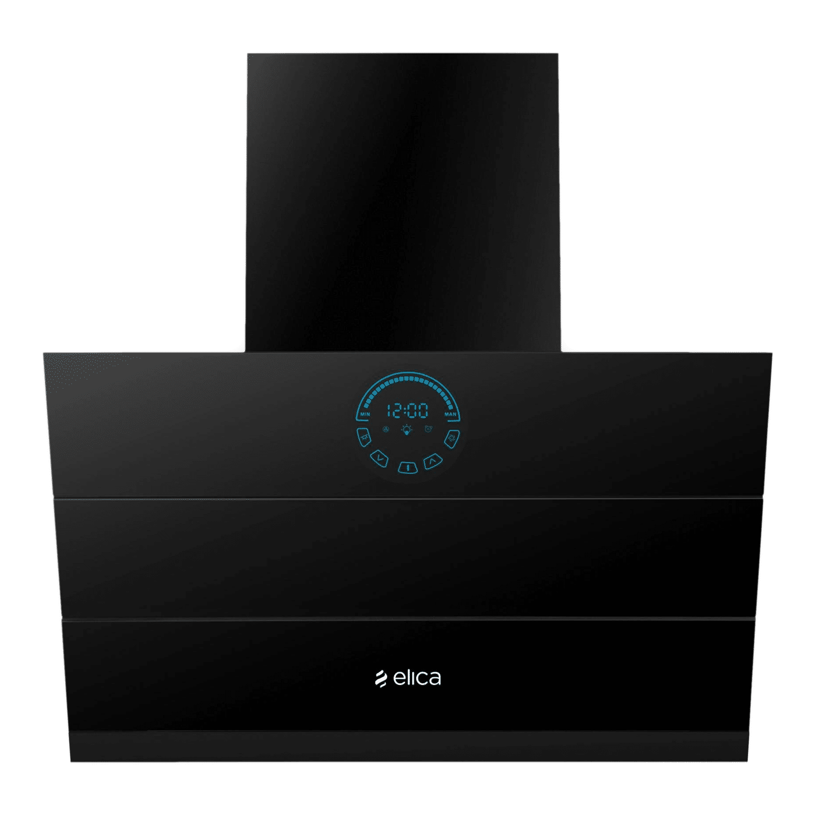 elica Kitchenhood 60cm 1350m3/hr Ducted Auto Clean Wall Mounted Chimney with Palm Sensor (Matte Black)