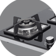 Sunflame SFD486BCS Toughened Glass Top 4 Burner Automatic Hob (Cast Iron Pan Supports, Black)_2