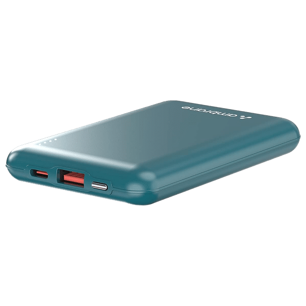 ambrane Powerlit 10000 mAh 22.5W Fast Charging Power Bank (1 Type A and 1 Type C Ports, Dual BoostedSpeed Output, Green)_1