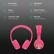onanoff BuddyPhones Play Plus BT-BP-PLAYP-PINK Bluetooth Headset with Mic (Upto 20 Hours Playback, On Ear, Rose Pink)_2