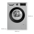 BOSCH 8 kg Fully Automatic Front Load Washing Machine (Series 6, WGA1320SIN, Auto Stain Removal, Silver)_3