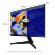 SAMSUNG LS24C312EAWXXL 60.96 cm (24 inch) Full HD Flat Panel LED Monitor with 250 Nits Brightness_2