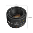 Nikon AF NIKKOR 50mm f/1.8 - f/22 Standard Prime Lens for Nikon F Mount (Manual Aperture Control)_2