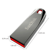 Sandisk Cruzer Force 16GB USB 2.0 Flash Drive (SDCZ71016G-B35-I3, Silver)_2