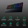 RAZER BlackWidow V3 Wired Gaming Keyboard with Backlit Keys (Ergonomic Wrist Rest, Black)_2
