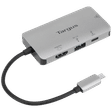 Targus USB 3.2 Type C to USB 3.2 Type A, HDMI, USB 3.2 Type C Docking Station (Sync & Charge, Grey)_1