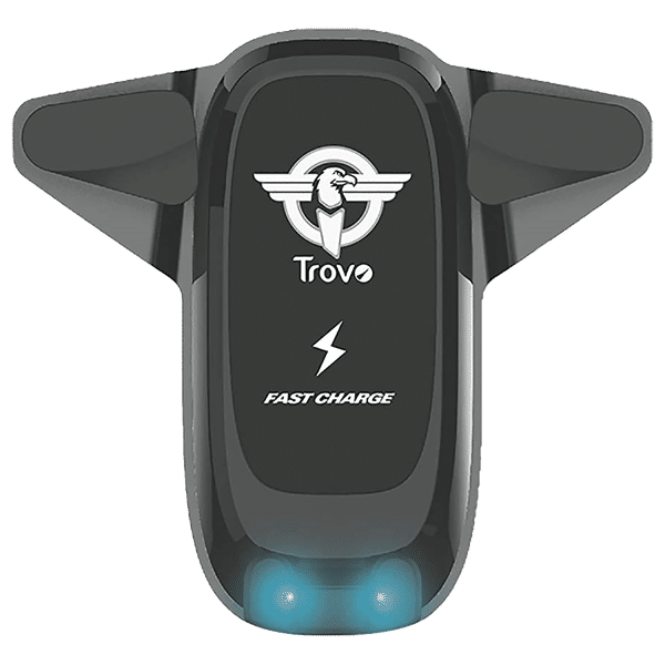 Trovo TWH-100 10W Micro USB Fast Car Charger (Adapter Only, 360 Degree Rotatable, Black)_1