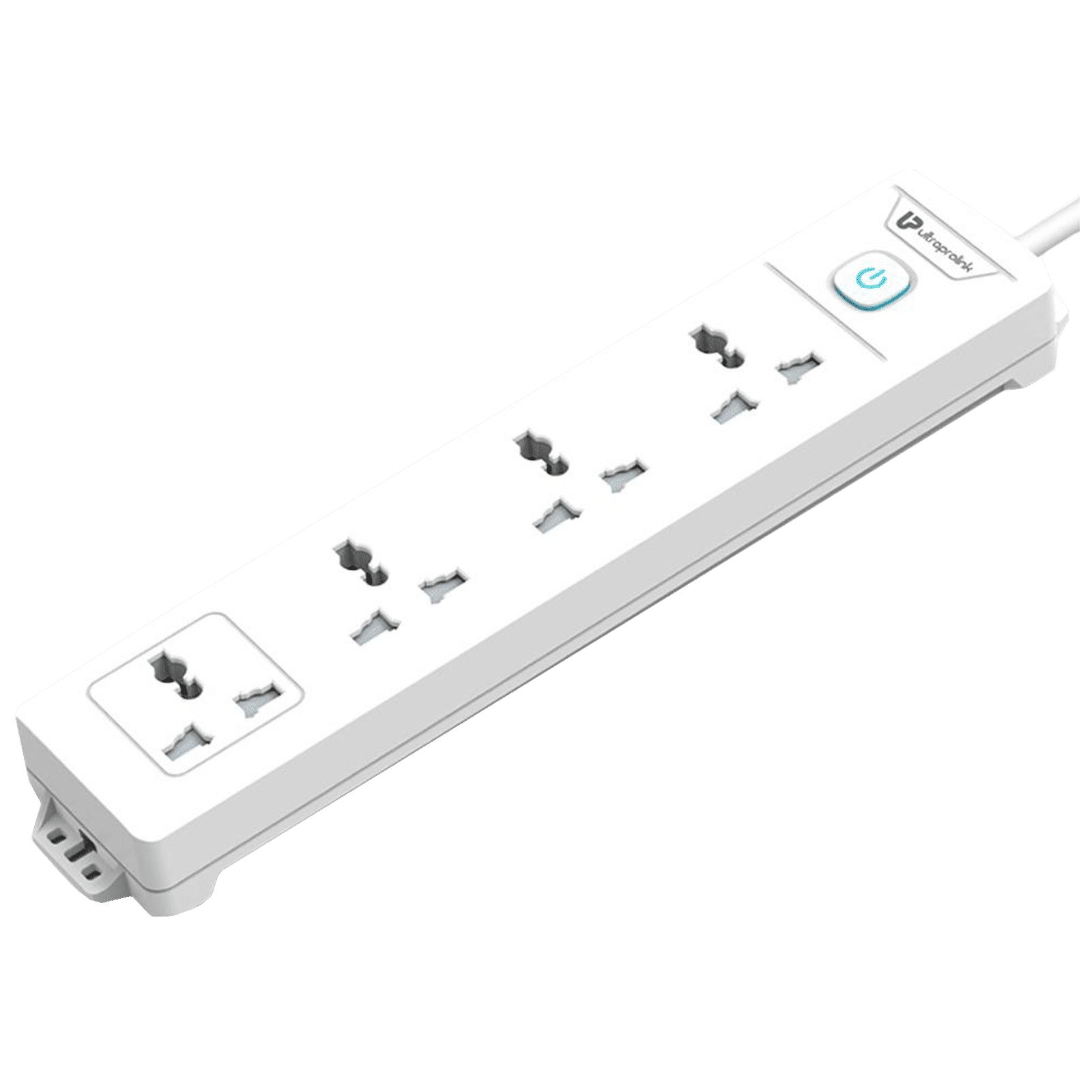 ultraprolink Surge Shield 10000 Amps 4 Sockets Surge Protector (2 Meters, Fire Retardant Material, UM1047, White)