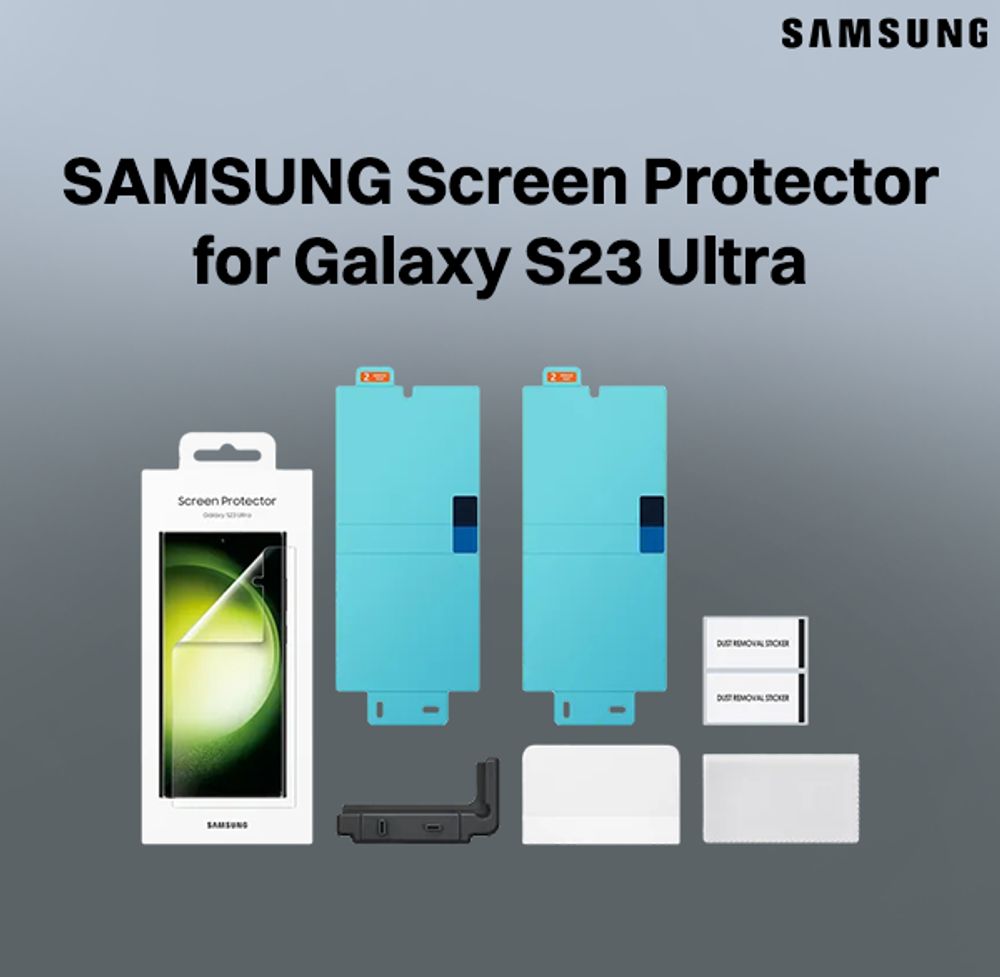 Buy Samsung Screen Protector for Galaxy S23 Ultra (Anti Fingerprint) Online  - Croma