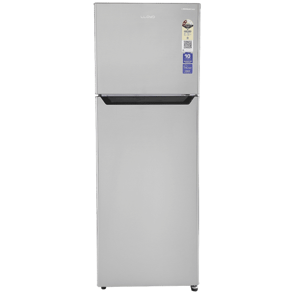 LLOYD 280 Litres 2 Star Frost Free Double Door Refrigerator with Ten Vent Technology (GLFF312AGST1GC, Graphite Steel)_1