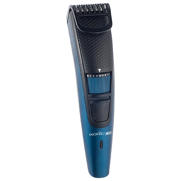 Buy Ikonic Rechargeable Cordless Dry Trimmer for Hair with 10 Length  Settings for Men (50mins Runtime, Low Noise, Blue) Online - Croma