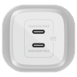 belkin D100 Mickey 65W Type C 2-Port Fast Charger (Adapter Only, Integrated GaN Technology, White)_3