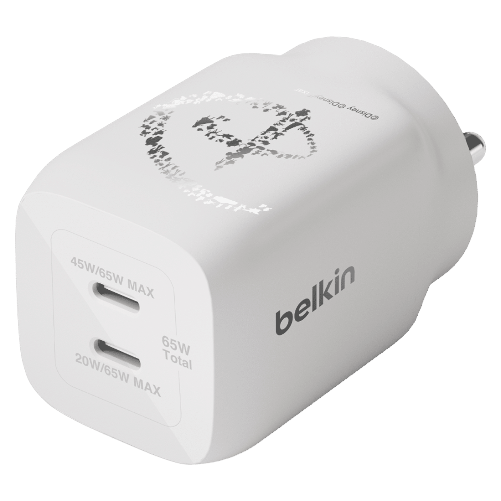 Buy belkin D100 Mickey 65W Type C 2-Port Fast Charger (Adapter Only ...