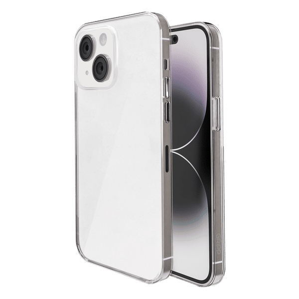 GRIPP Ice Frost Hard TPU & Polycarbonate Back Cover for Apple iPhone 15 Plus (Anti Bacterial Technology, Clear)_1