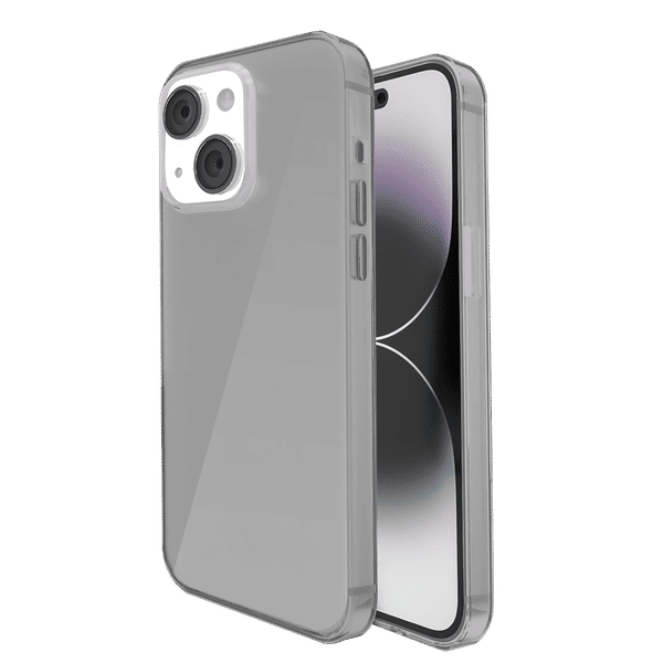 GRIPP Neo Hard TPU & Polycarbonate Back Cover for Apple iPhone 15 (Anti-Yellowing Coating, Smoke)_1