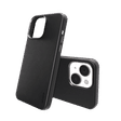 GRIPP Vintage Leather Back Cover for Apple iPhone 15 Plus (MagSafe Compatible, Black)_2