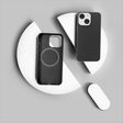 GRIPP Rubon Silicon Back Cover for Apple iPhone 15 Plus (MagSafe Compatible, Grey)_4