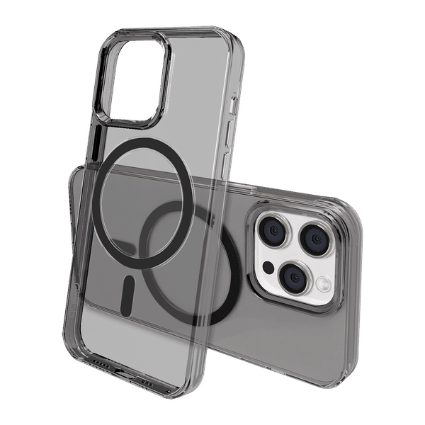 GRIPP Neo Hard TPU & Polycarbonate Back Cover for Apple iPhone 15 Pro (MagSafe Compatible, Smoke)_1