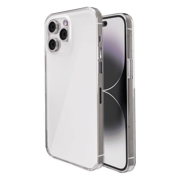 GRIPP Clear Hard TPU & Polycarbonate Back Cover for Apple iPhone 15 Pro (MagSafe Compatible, Clear)_1