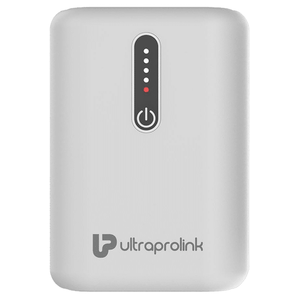 ultraprolink Juice Up Grip 10000 mAh 22.5W Fast Charging Power Bank (1 Type A and 1 Type C Port, Pass Thru Charging, White)_1