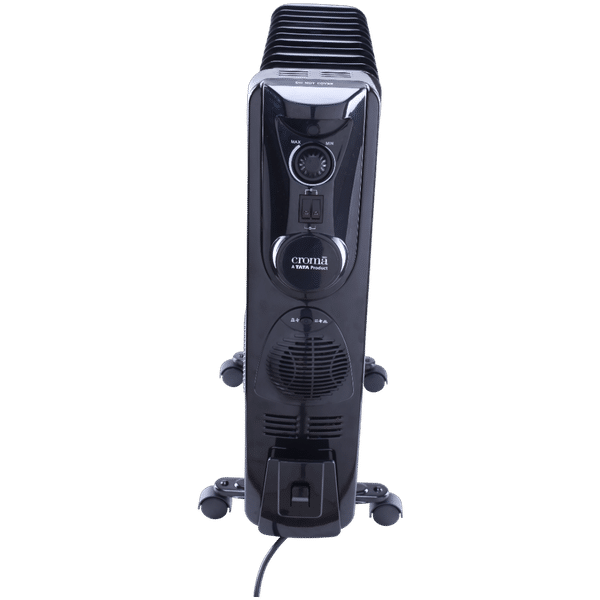 Croma 2000 Watts PTC Oil Filled Room Heater (Over Heat Protection, CRSC09FOFA254201, Black)_1