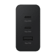 SAMSUNG 65W Type A & Type C 3-Port Fast Charger (Adapter Only, Short Circuit Control, Black)_4