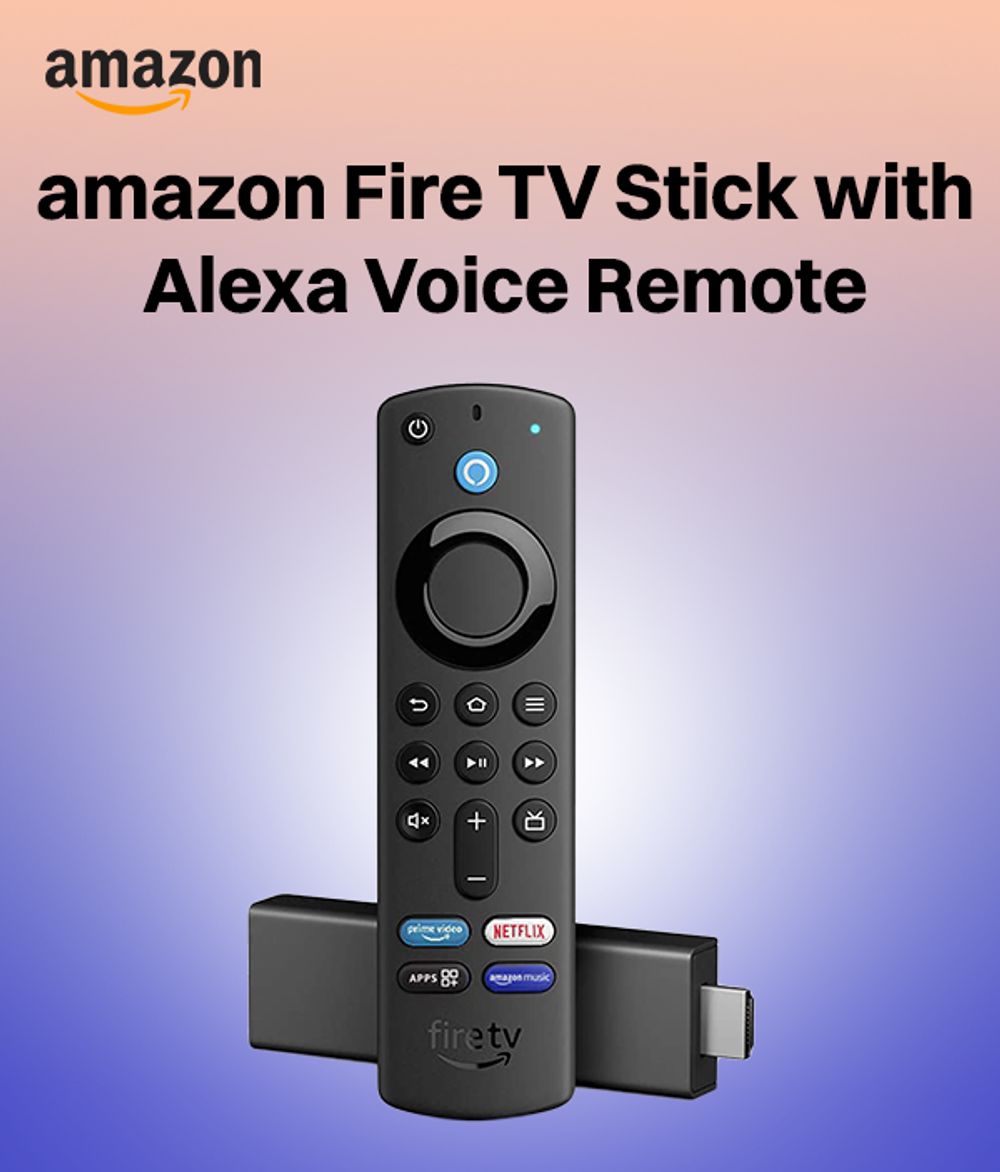 Fire TV Stick 4K (2021) with Alexa Voice Remote (includes