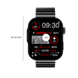 noise ColorFit Caliber 3 Plus Smartwatch with Bluetooth Calling (49.7mm AMOLED Display, IP67 Water Resistant, Elite Black Strap)_3