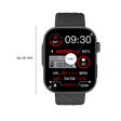 noise ColorFit Caliber 3 Plus Smartwatch with Bluetooth Calling (49.7mm AMOLED Display, IP67 Water Resistant, Charcoal Grey Strap)_3