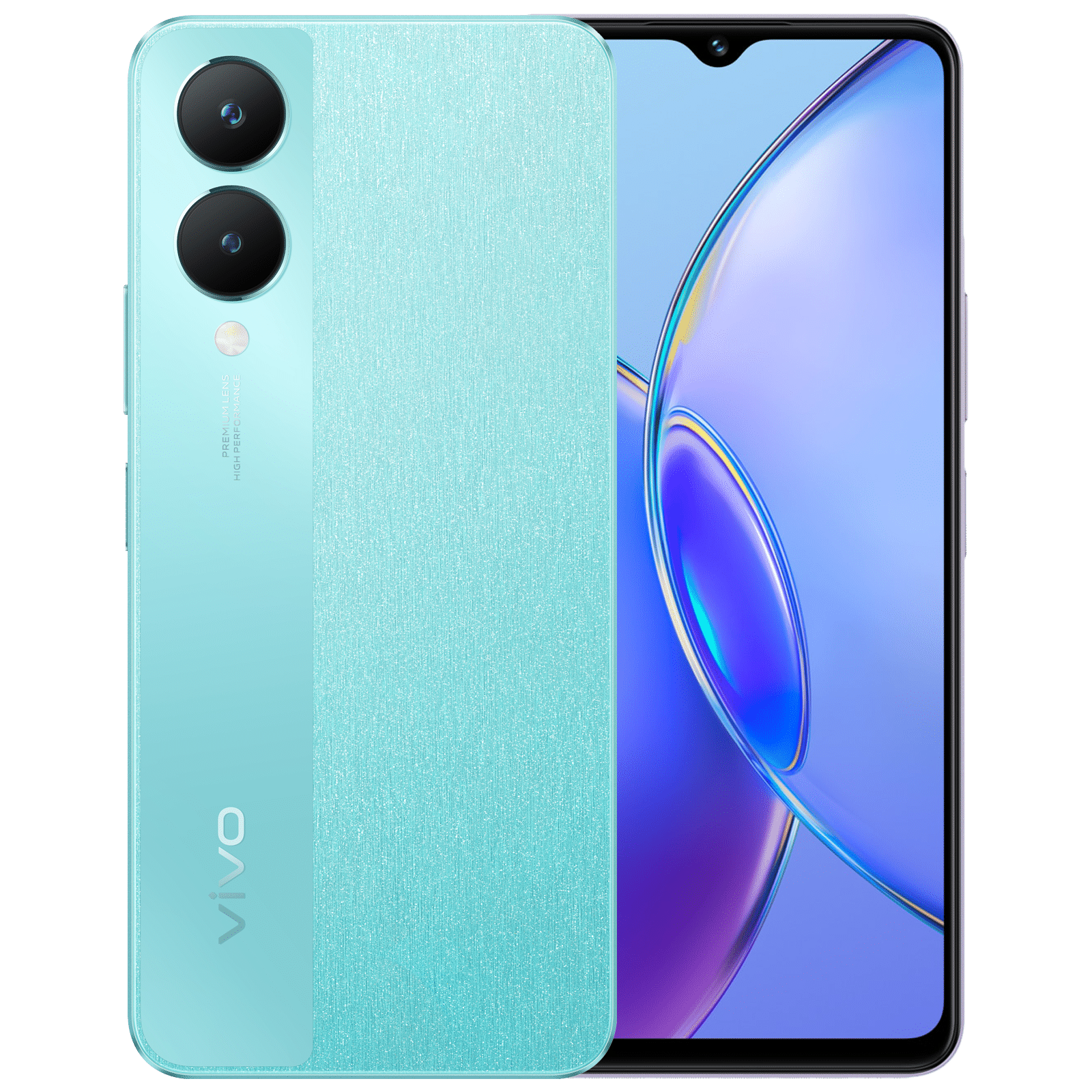 vivo Y28 5G (8GB RAM, 128GB, Glitter Aqua)