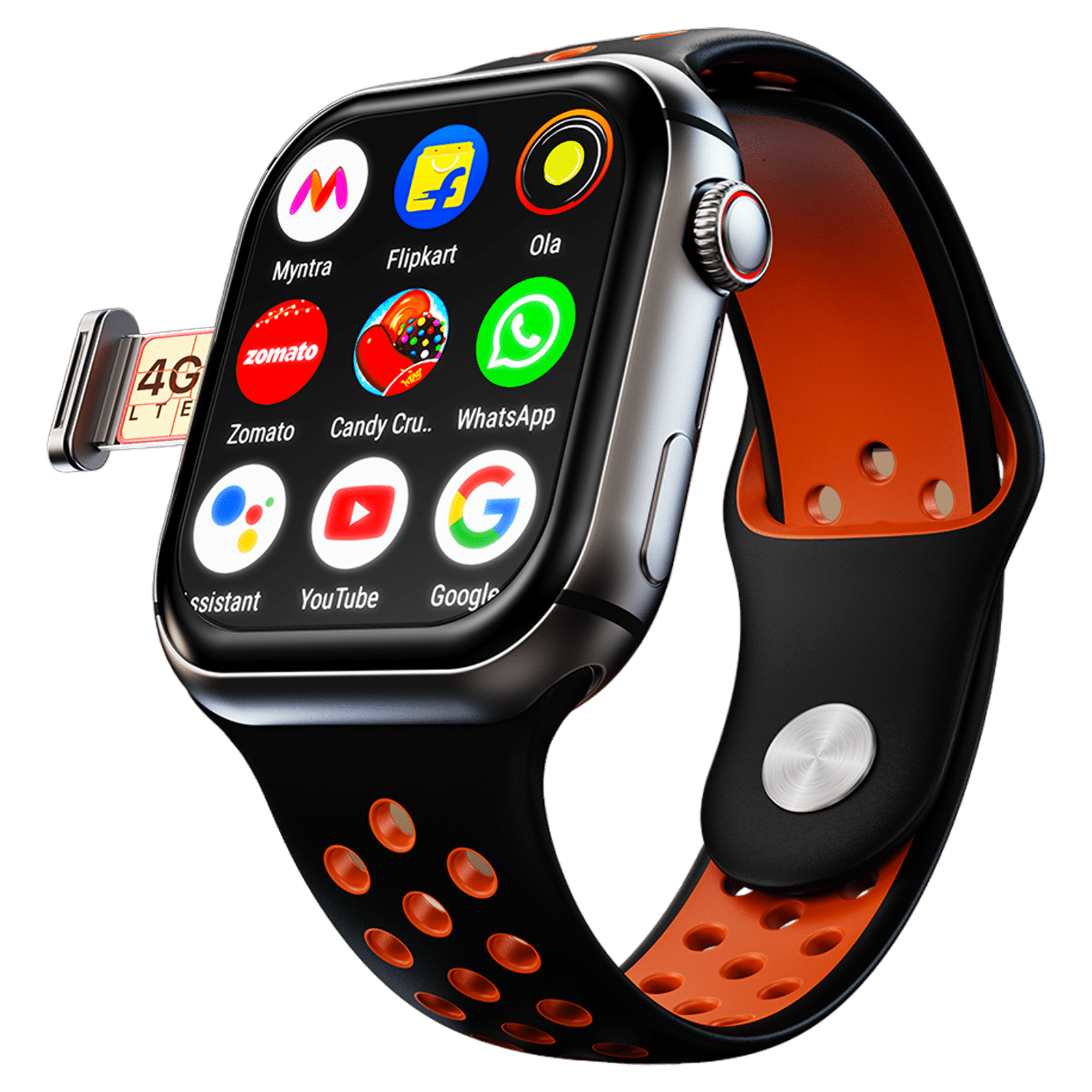 Buy Fitshot Grip Smartwatch (42.92mm) (Full Touch Screen, Black) Online –  Croma