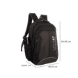 AEROPOSTALE Tempest 20 Litres Nylon Backpack (Waterproof, AERO-BP-1006-BLK_G, Black/Grey)_3