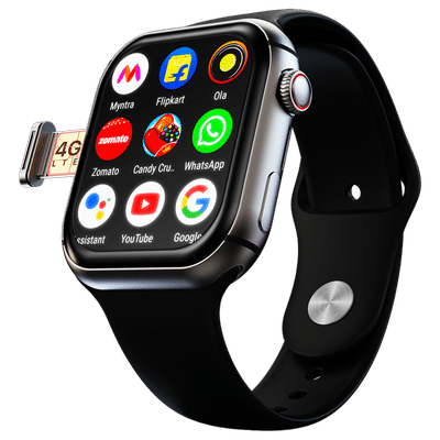 CYXUS 4G Camera and Sim Card Support watch Smartwatch Price in India, Full  Specifications & Offers