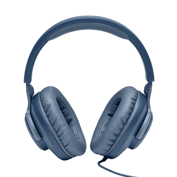 JBL Quantum 100 JBLQUANTUM100BLU Over-Ear Wired Gaming Headphone with Mic (JBL Quantum Sound Signature, Blue)_1