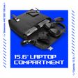 ASUS ROG Slash Classic BC3500  Polyester Messenger Bag For 15.6 Inch Laptops (Water-Repellent TPU Material, Black)_4