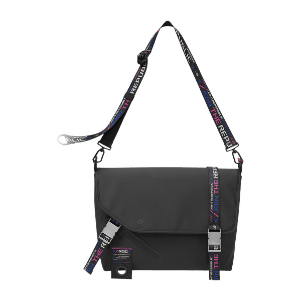 ASUS ROG Slash Classic BC3500  Polyester Messenger Bag For 15.6 Inch Laptops (Water-Repellent TPU Material, Black)_1