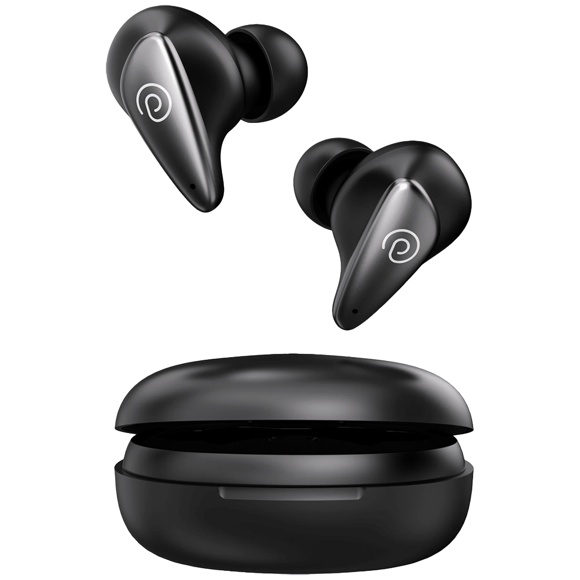pTron Bassbuds Verse 140318592 TWS Earbuds with Environmental Noise Cancellation (IPX4 Water Resistant, Stereo Calls, Black)