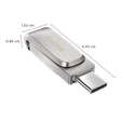 SanDisk Ultra 1TB USB 3.1 (Type-C) OTG Pen Drive (150 Mbps, SDDDC4-1T00-I35, Silver)_2