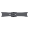 SAMSUNG Fluoroelastomer Sport Band for SAMSUNG Galaxy Watch4, Watch4 Classic, Watch5 & Watch5 Pro (S / M) (Sweat Resistant, Graphite)_4