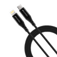 POWERUP Type C to Lightning 4.92 Feet (1.5M) Cable (Fast Charge and Data Sync, Black)_4