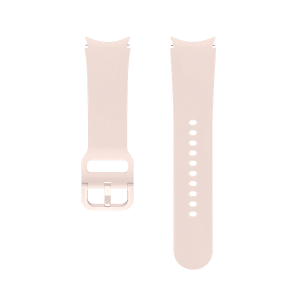 SAMSUNG Fluoroelastomer Sport Band for SAMSUNG Galaxy Watch4, Watch4 Classic, Watch5 & Watch5 Pro (S / M) (Sweat Resistant, Pink Gold)_1