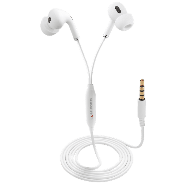 LUMIFORD Ultimate U50 Wired Earphone with Mic (In Ear, White)_1