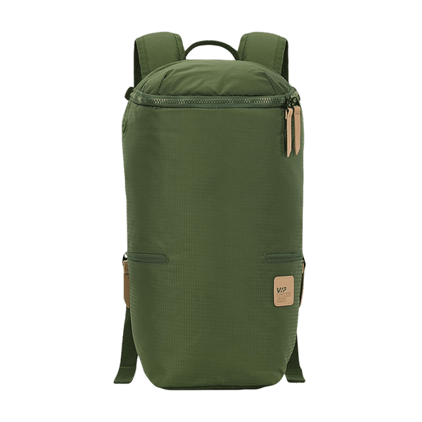 VIP Wander 01 19 Litres Polyester Casual Backpack (3 Pockets, BPWAN01GRN, Green)_1